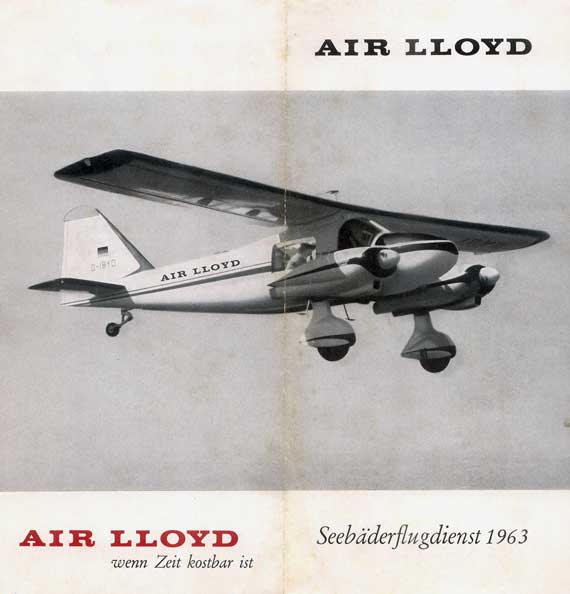 Air Lloyd Flugplan 1963